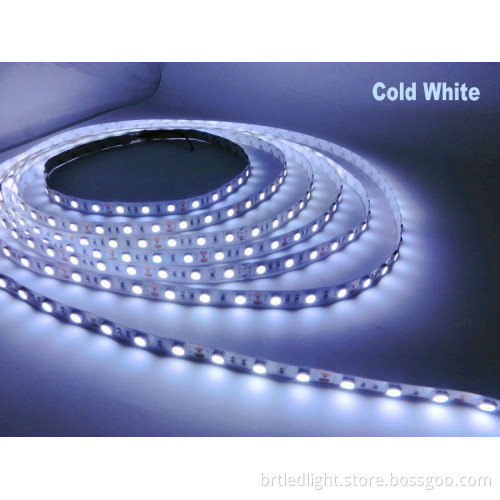 6000K cool white 5050SMD led strip tape 24Vdc flexible led light